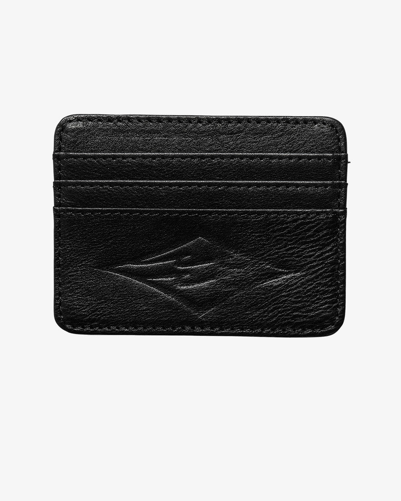 Mens Diamond Leather Cardholder