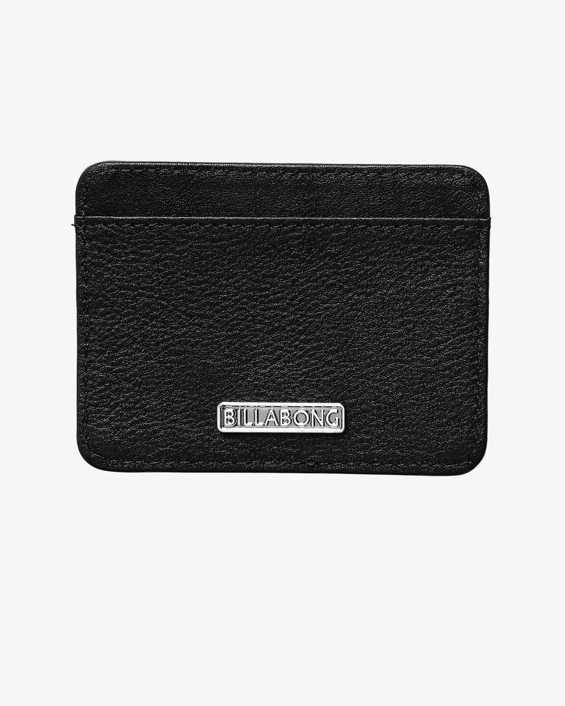 Mens Diamond Leather Cardholder