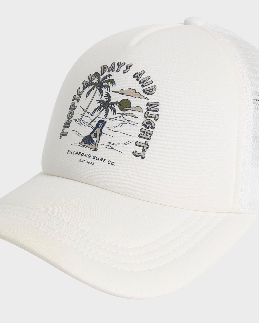 Womens Welcome To Hawaii Adjustable Snapback Cap