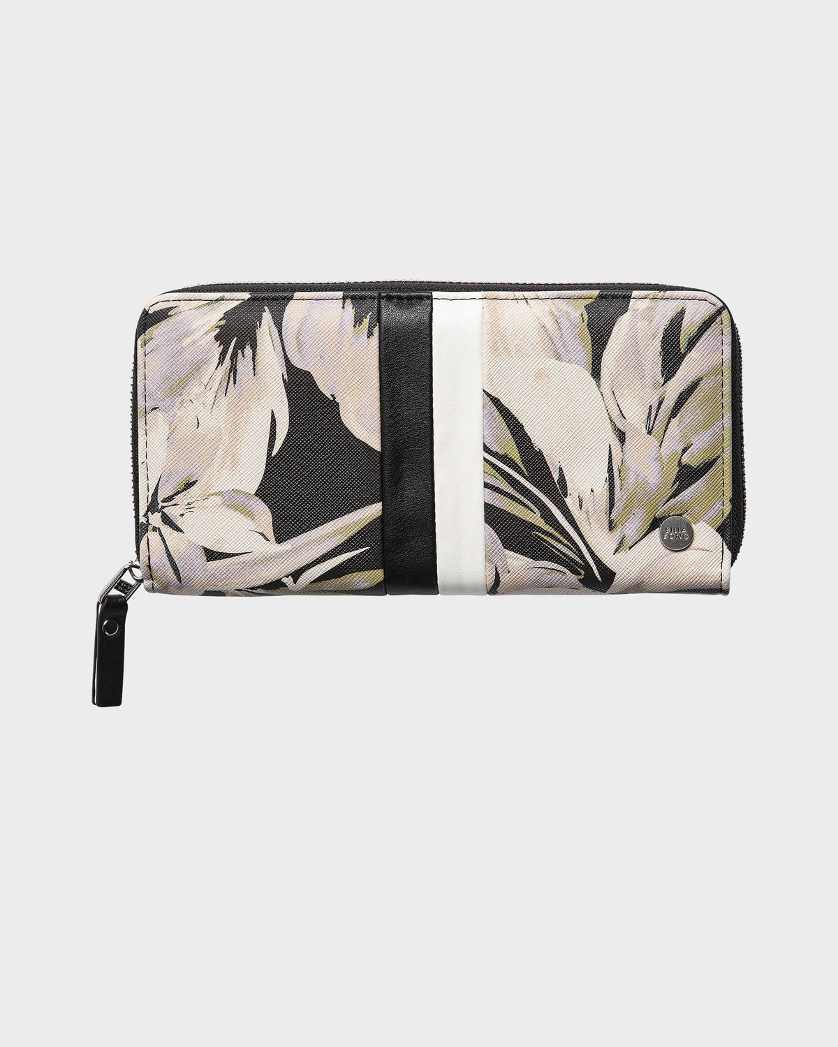Womens Zip Around Bi-Fold Wallet
