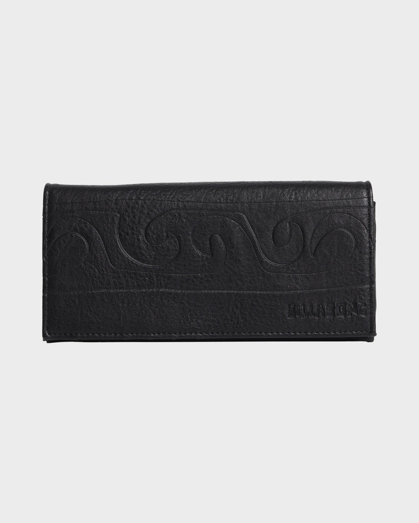 Womens Wave Watch Leather Wallet