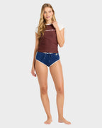 Womens Supalove Wahine Short Sleeve Rashvest