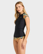 Womens Des Tropiques Short Sleeve Rashvest