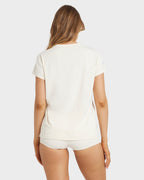 Womens Find Me Sundays Short Sleeve Rash Vest