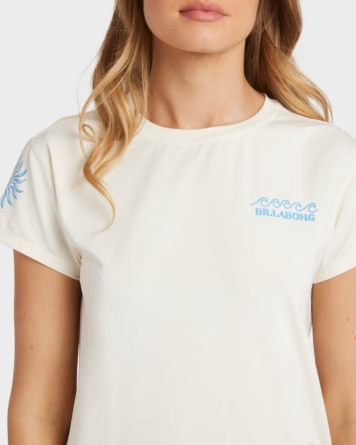 Womens Find Me Sundays Short Sleeve Rash Vest