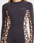 Womens Dark Wave Long Sleeve Rashvest