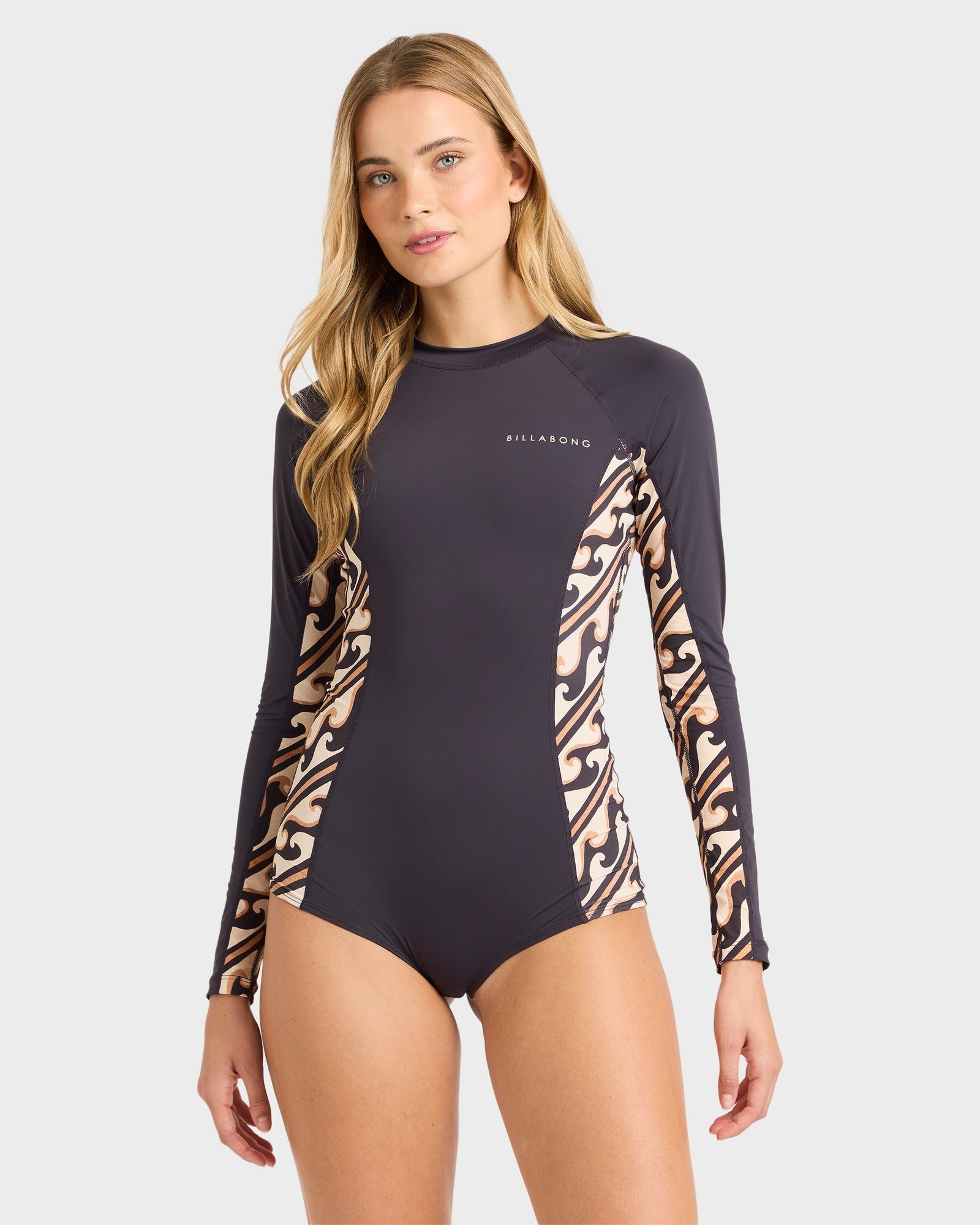 Womens Dark Wave Long Sleeve Rashvest