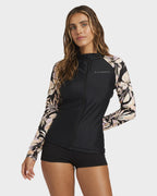 Womens Drifting Coast Upf 50 Long Sleeve Rash Vest