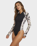 Womens Drifting Coast Upf 50 Long Sleeve Rash Vest