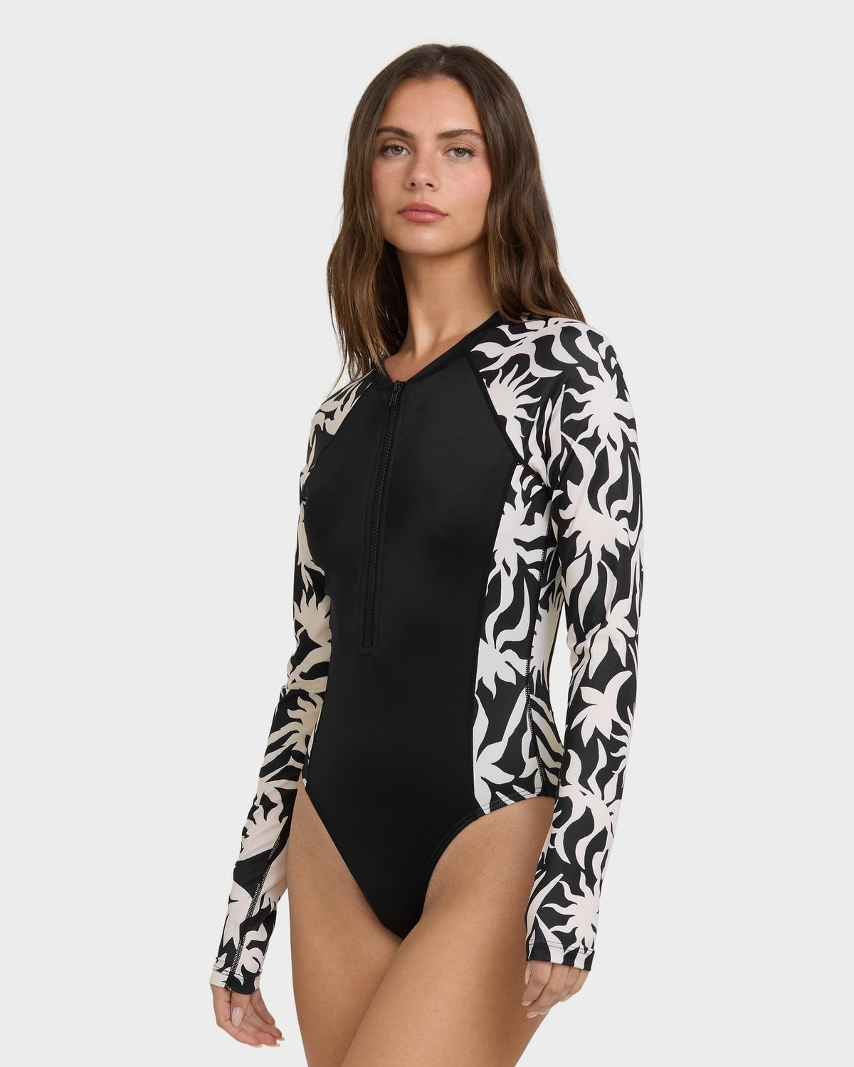 Womens By My Side Zip Bodysuit Rash Vest