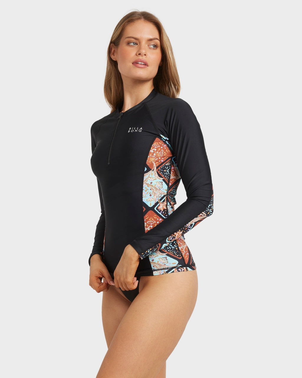 Womens Forever Folk Half Zip Rash Vest