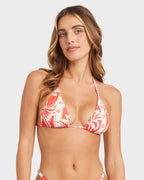 Womens Row Of Palms Remi Triangle Bikini Top