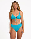 Womens Summer High Drew D/DD Bra Bikini Top