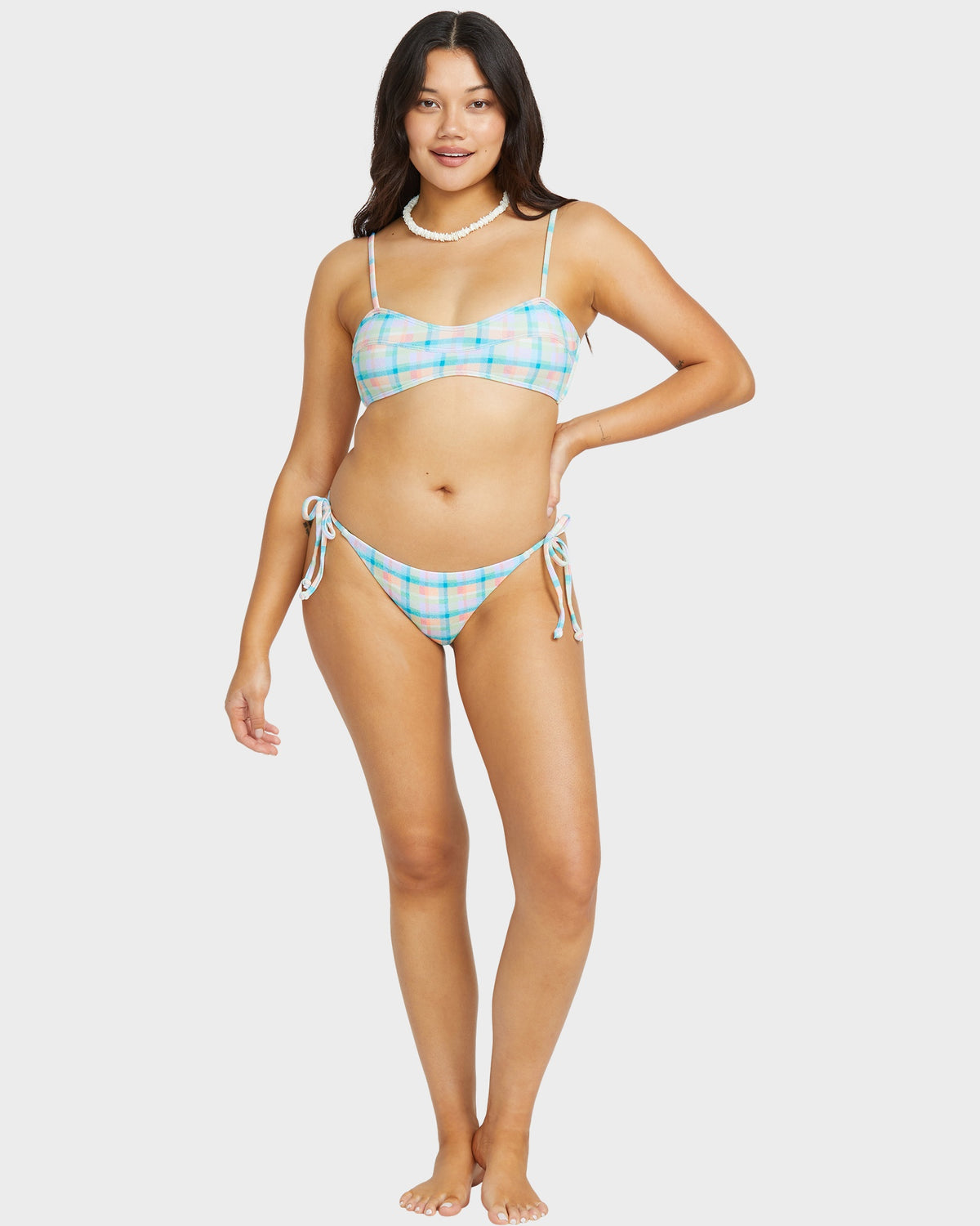 Womens Check The Waves Bikini Top