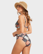 Womens Forever Folk Hi Retro Bikini Bottom