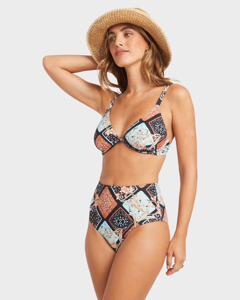Womens Forever Folk Hi Retro Bikini Bottom