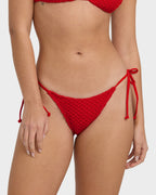 Womens Twisted Tides Tie Side Bikini Bottom