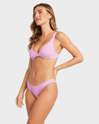 Womens Mini Wave Check Bikini Bottom