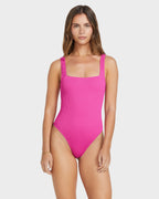 SUMMER HIGH SQ NECK 1PC