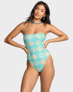Womens Shw Me Sun Reversible Trully Hi One Piece Swimsuit