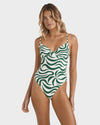 Womens All The Waves One Piece Swimsuit