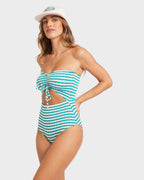 Womens Wavey Daze Summer One Piece Swimsuit