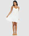 Womens Beach Vibes Cover-up Mini Dress