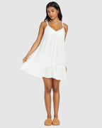 Womens Beach Vibes Cover-up Mini Dress