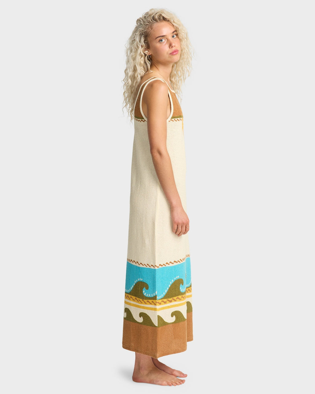 Womens Solar Babe Midi Dress
