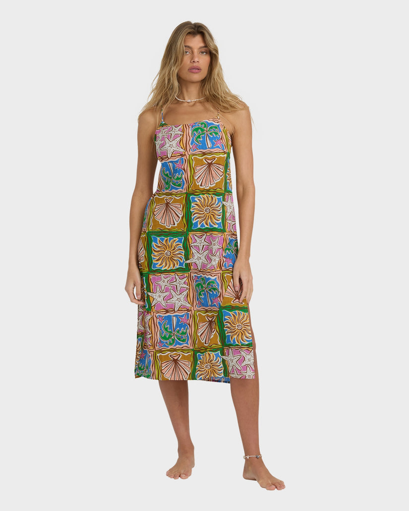 Womens Heat Dream Midi Dress
