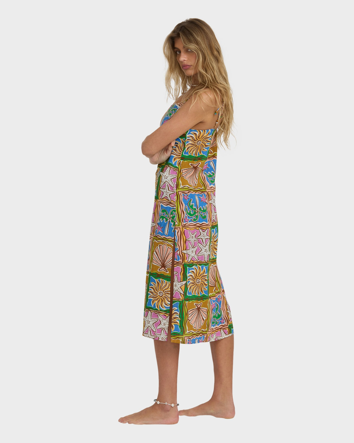 Womens Heat Dream Midi Dress