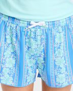 Girls 8-16 Happy Hibiscus Boardshorts