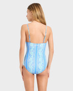 Girls 8-16 Happy Hibiscus One Piece Swimsuit
