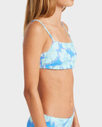 Girls 8-16 Happy Hibiscus Two Piece Swimsuit