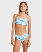 Girls 8-16 Happy Hibiscus Two Piece Swimsuit