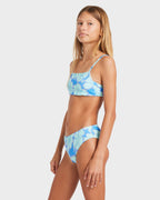 Girls 8-16 Happy Hibiscus Two Piece Swimsuit