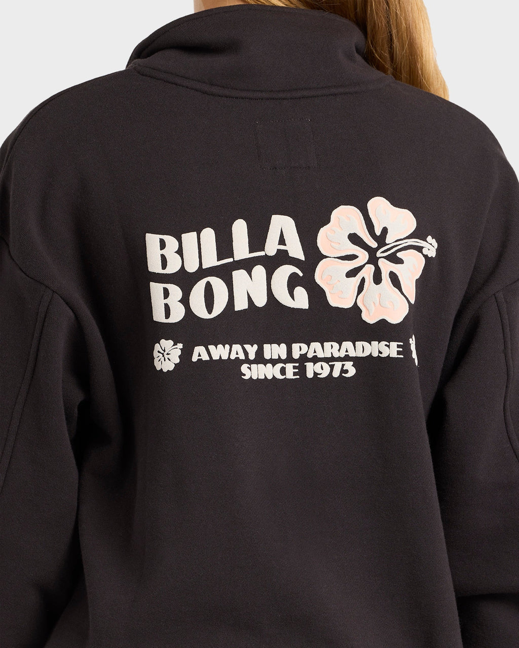 Girls 6-16 Paradise Half Zip Crew Neck