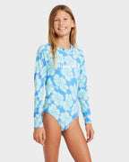 Girls 8-16 Long Sleeve Bodysuit Rash Vest