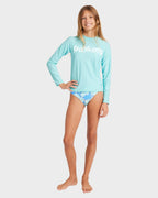 Girls 8-16 Heat Wave Long Sleeve Rash Vest