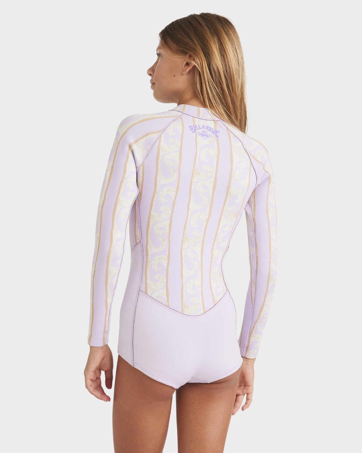 Girls 8-14 2/2mm Salty Dayz Natural Long Sleeve Springsuit