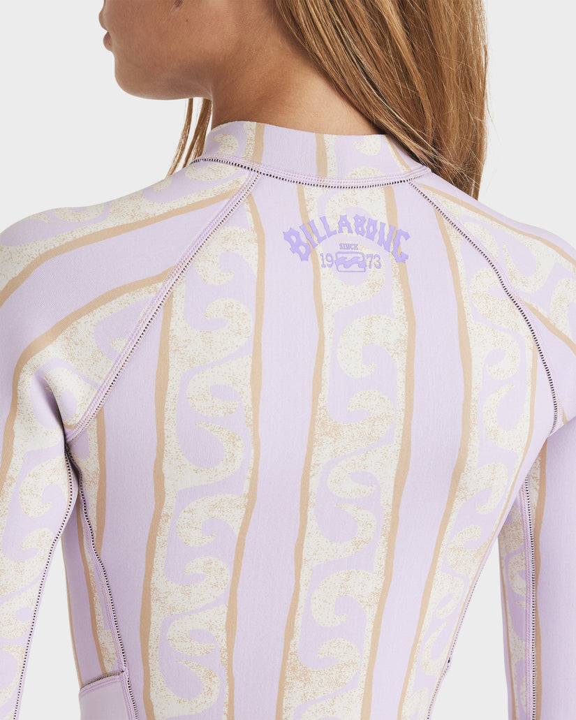 Girls 8-14 2/2mm Salty Dayz Natural Long Sleeve Springsuit