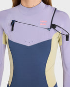 Girls 8-16 Synergy Chest Zip Long Sleeve Fullsuit