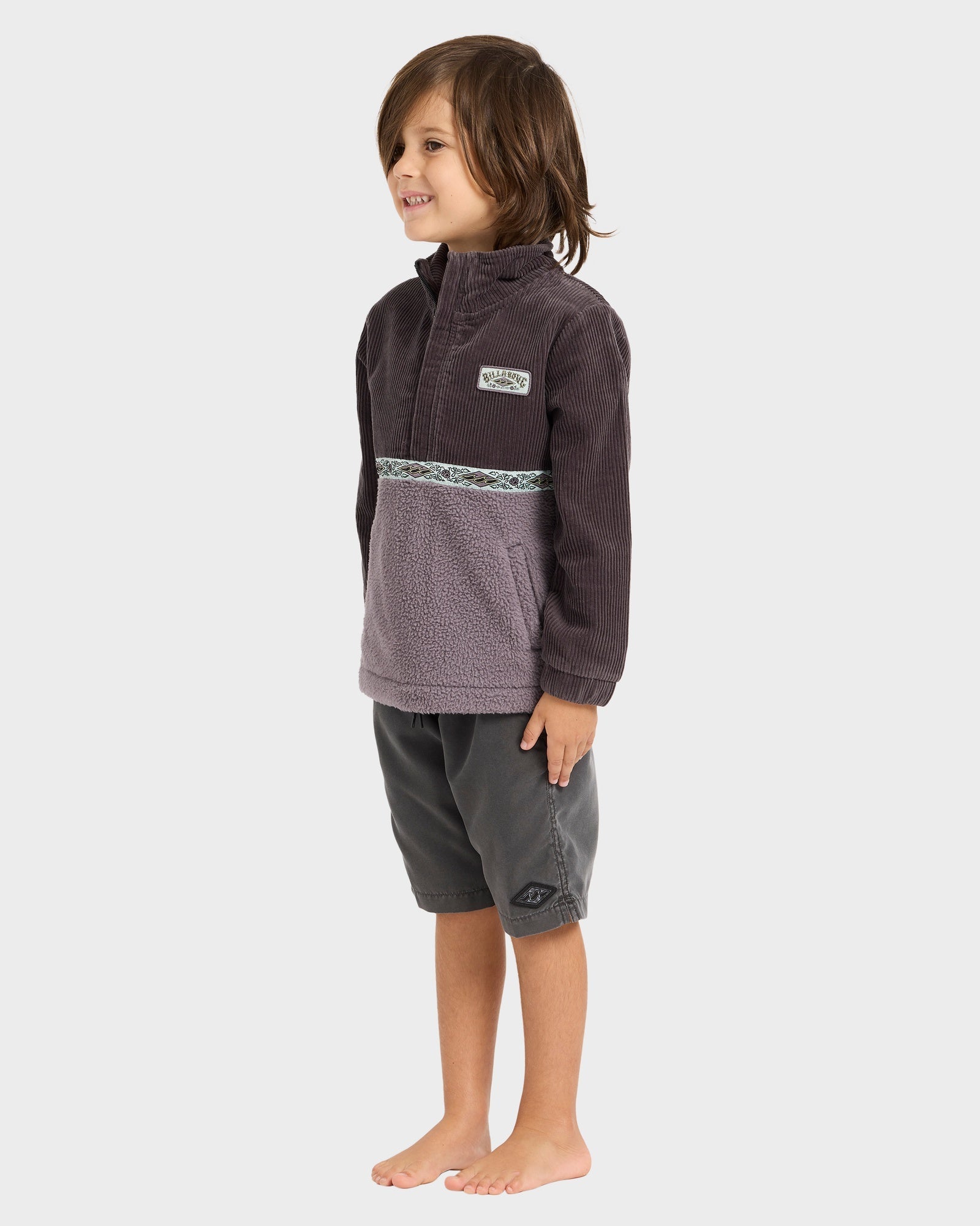 Toddlers Space Lob Mock Neck Sweater