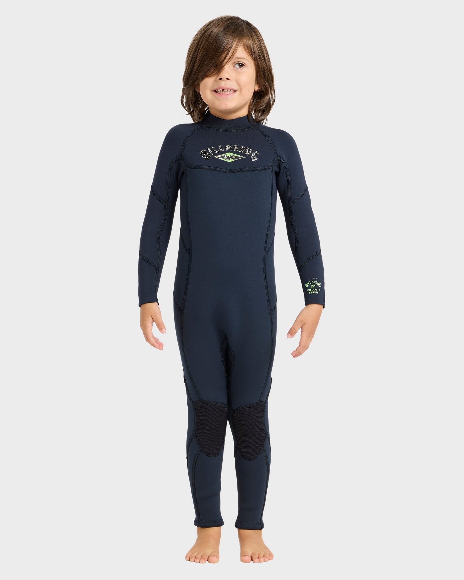 Toddlers 3/2Mm Absolute Back Zip Long Sleeve Fullsuit