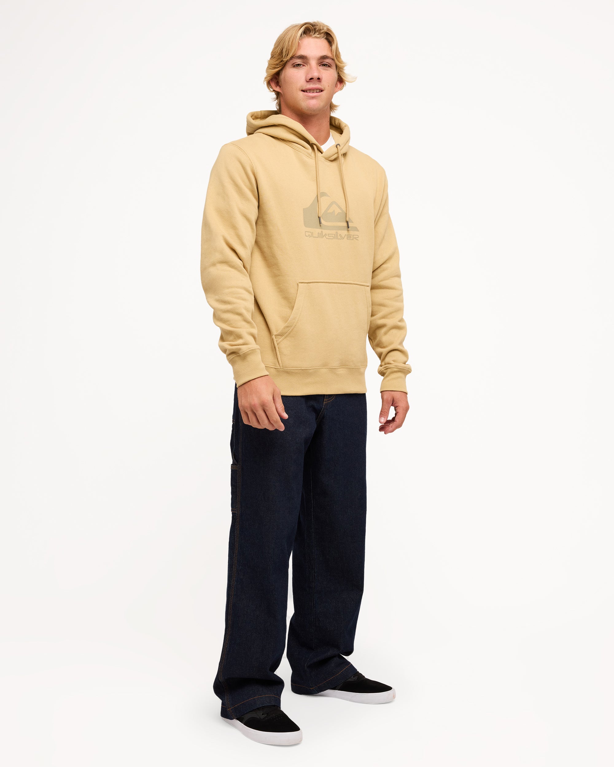 Mens Comp Logo Pullover Hoodie
