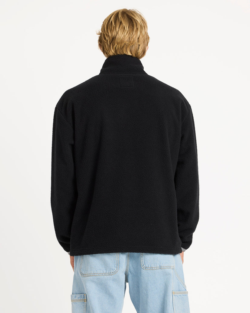 Mens Mercury Panel 1/4 Zip Fleece Jumper