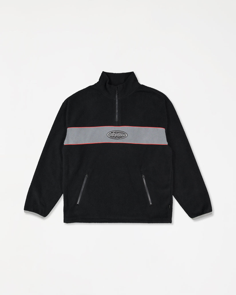 Mens Mercury Panel 1/4 Zip Fleece Jumper