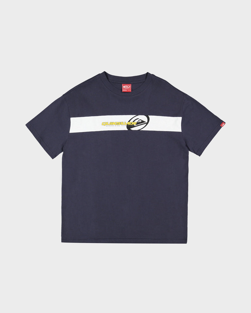 Mens Tilt Panel Knit T-Shirt