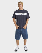 Mens Tilt Panel Knit T-Shirt