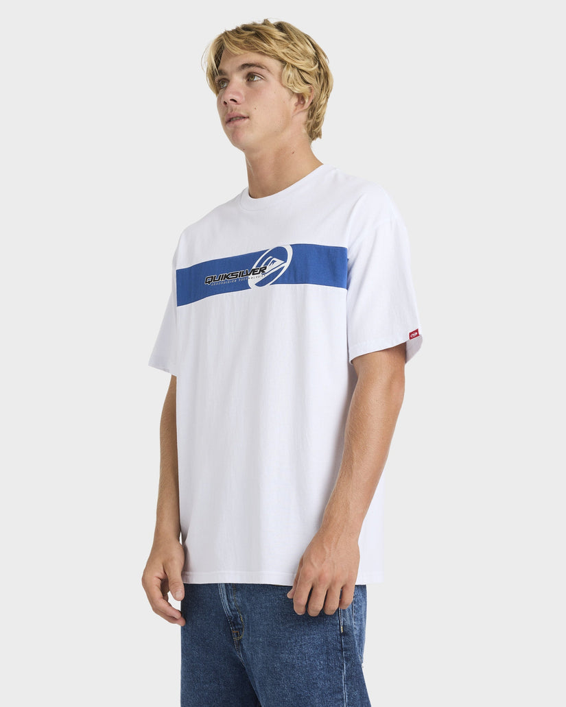 Mens Tilt Panel Knit T-Shirt
